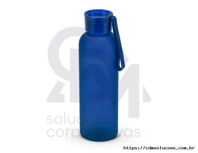 CARGNIN. Squeeze esportiva em PET 100% reciclado, com acabamento fosco 600 mL