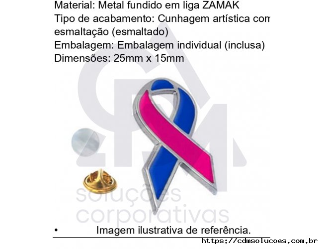 - PIN EM METAL, GRAVAO ALTO/BAIXORELEVO