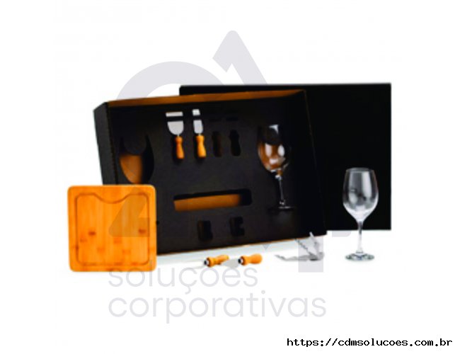 KIT PARA QUEIJO E VINHO 8 PECAS