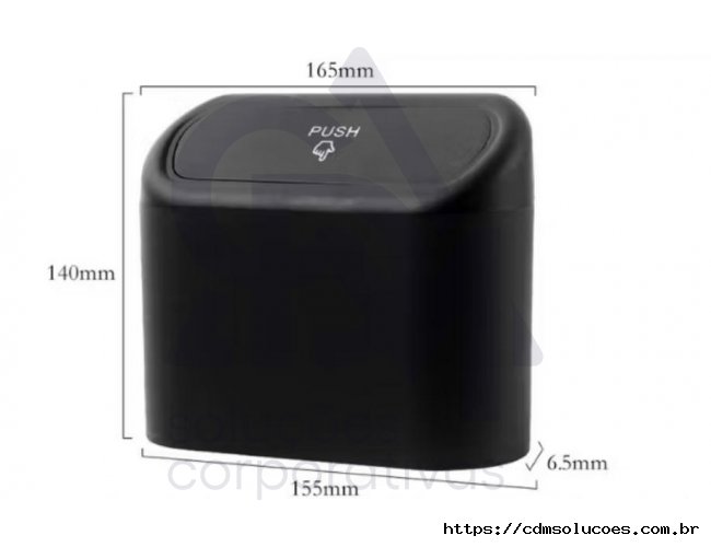 lixeira suspensa port�til para carros